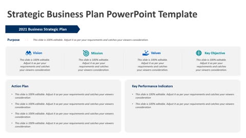 Strategic Business Plan PowerPoint Template