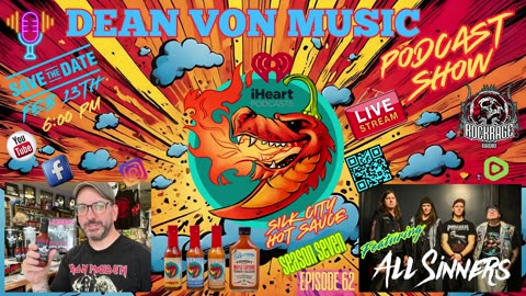 COMMERCIAL "SILK CITY HOT SAUCE & ALL SINNER HEAVY METAL ROCK PODCAST SHOW