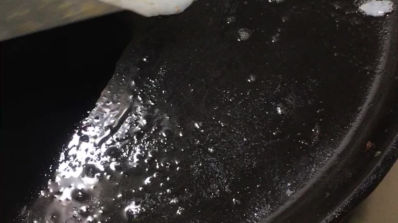 A sliding fried egg