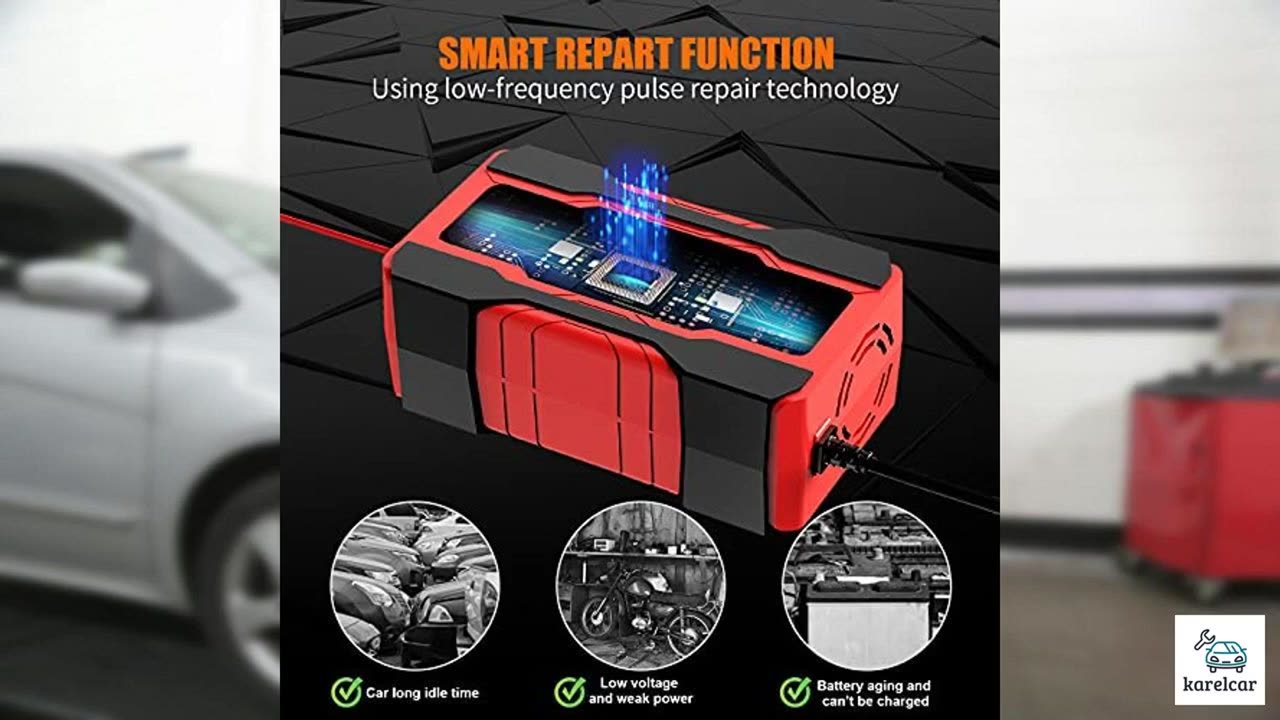 YONHAN Battery Charger 10-Amp 12V and 24V