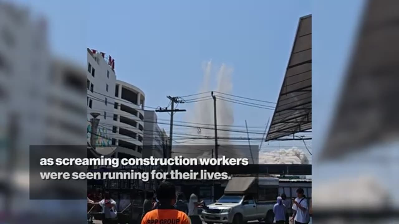 Skyscraper collapses in powerful 7.7 magnitude earthquake in Thailand