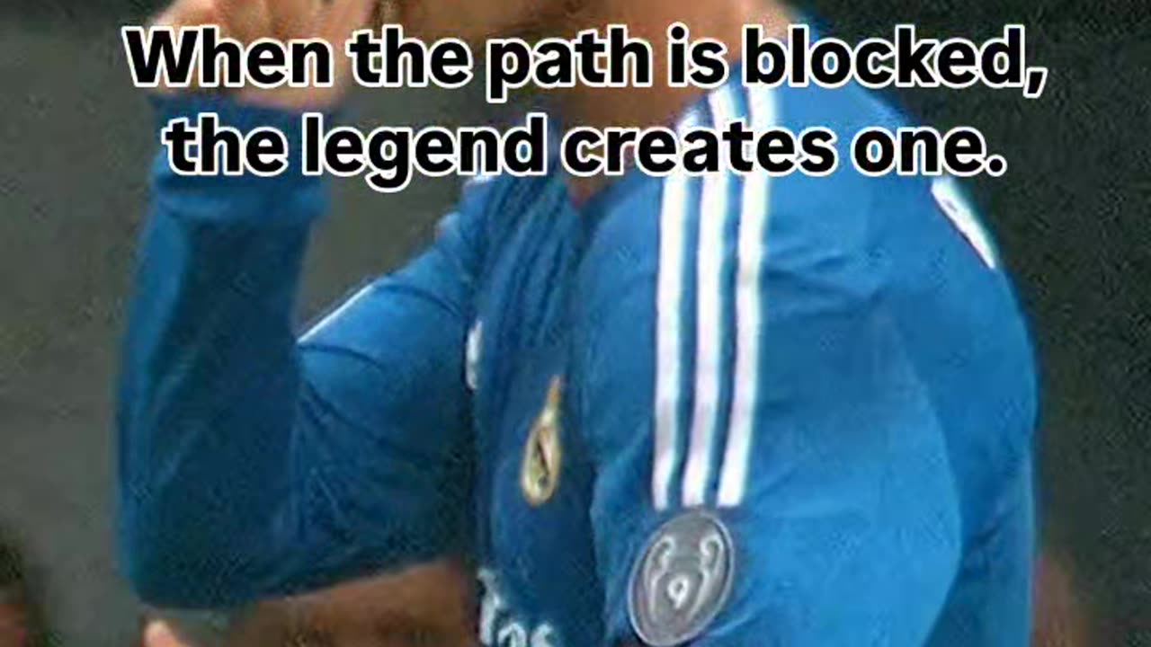 When the path is blocked, the legend creates one.