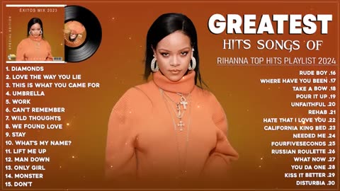 Rihanna Greatest Hits Full Album 2024 - Rihanna Best Songs Playlist 2024 (Lyrics)