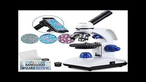 US Direct ESSLNB ES1045 Microscope 1000X Student Microscope for Kids LED Biological Review