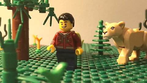 The Lion Chase | A Lego Stop motion