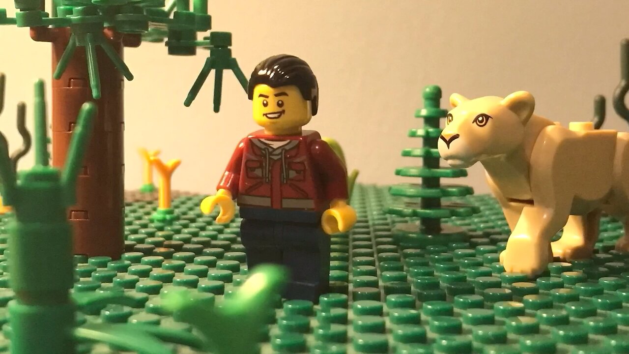 The Lion Chase | A Lego Stop motion