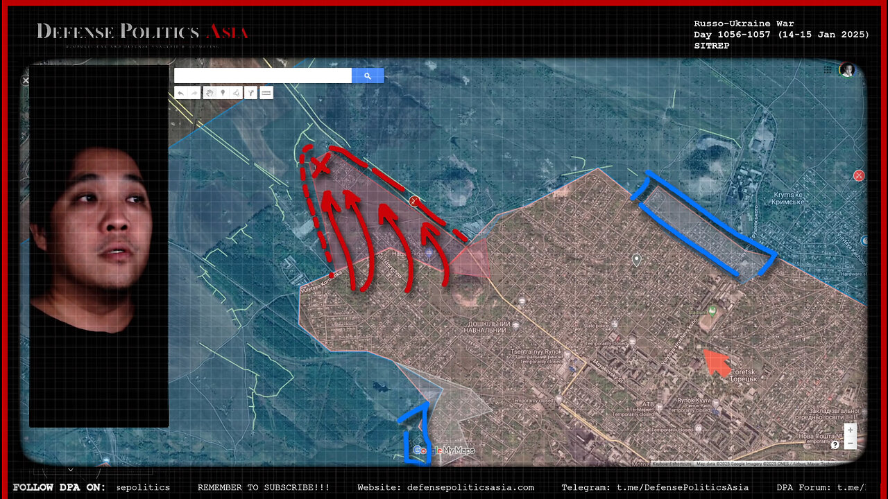 [ Battle of Toretsk ] Russias forces reaches northern most part of Toretsk; Full capture imminent!