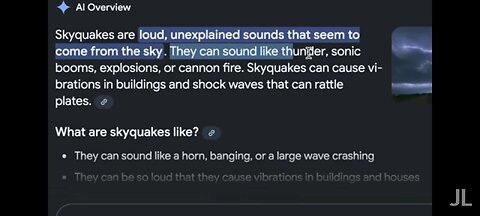 MORE BOOMING AND GROUND TREMORS