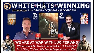 Juan O’Savin, Riccardo Bosi, Brad Wozny's White Hat Updates on Trump’s War Against [DS] Satanic Cult