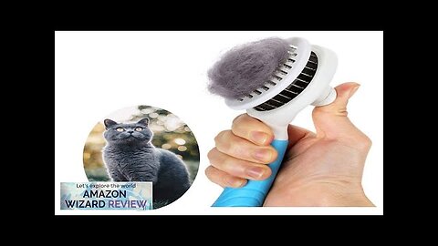 Cat Grooming Brush, Self Cleaning Slicker Brushes for Dogs Cats Pet Grooming Review