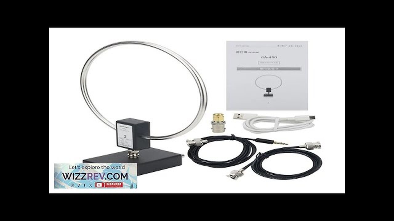 GA-450 GA450 Loop Antenna SDR Short Medium Wave Radio Antenna SW 2.30-30MHz Review