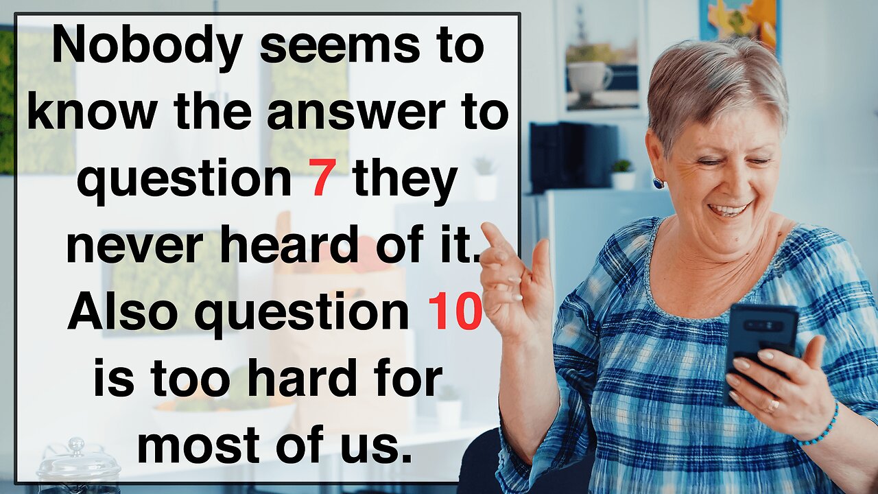 Challenging Mixed Trivia Quiz