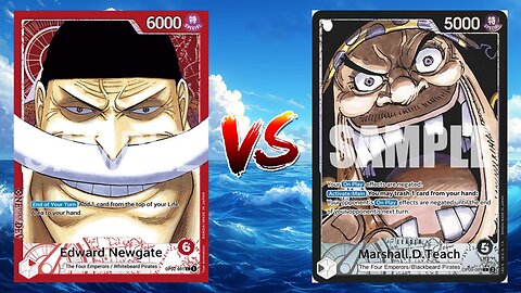 One Piece TCG Whitebeard VS Blackbeard And Vinsmoke Reiju!!