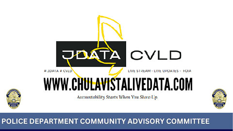 Chula Vista Live Data - City of Chula Vista - Community Advisory Committee - .25 - JDATA