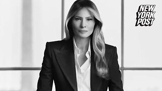 White House unveils first lady Melania Trump's official portrait