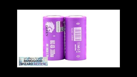 USA Direct 10/20/40Pcs IMREN 40A 3000mAh High Power 18650 Battery 3.7V Rechargeable Review