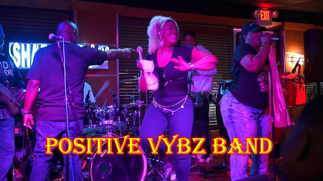 Positive Vybz Band performing "Crazy" and "Pretty Girl Walk".