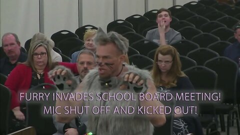 Shamgar Connors Spotsylvania School Board FURRY INVADES! MIC CUT AND KICKED OUT!