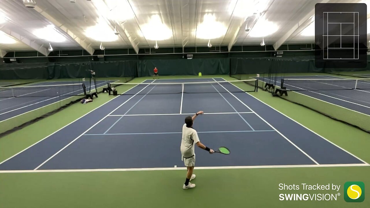 01/013/2025 SwingVision Tennis Video Ridgewood Racquet Club Early Bird Tennis Session