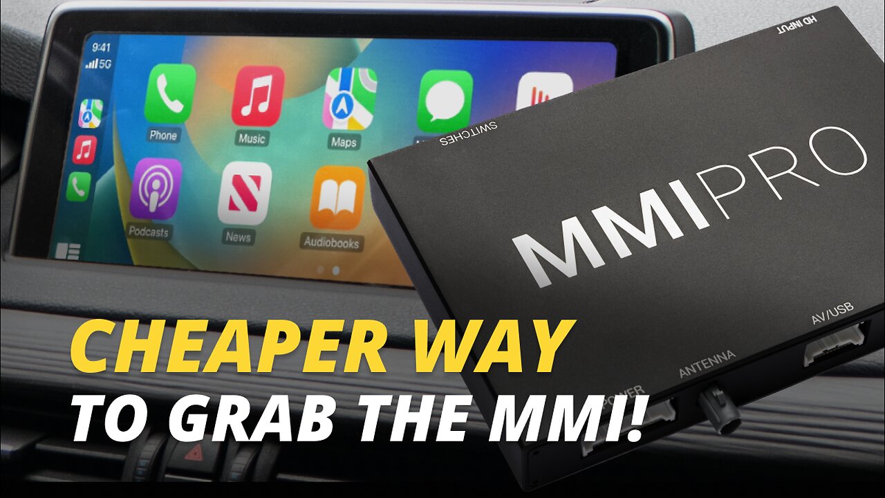 Off the Cuff! Dylan Reviews the Refurbished CarPlay & Android Auto MMI PRO or Prime Retrofit