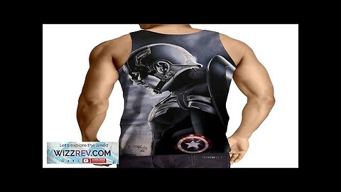 Captain America Side Pose With His Shield Cool Gray Tank Top Review