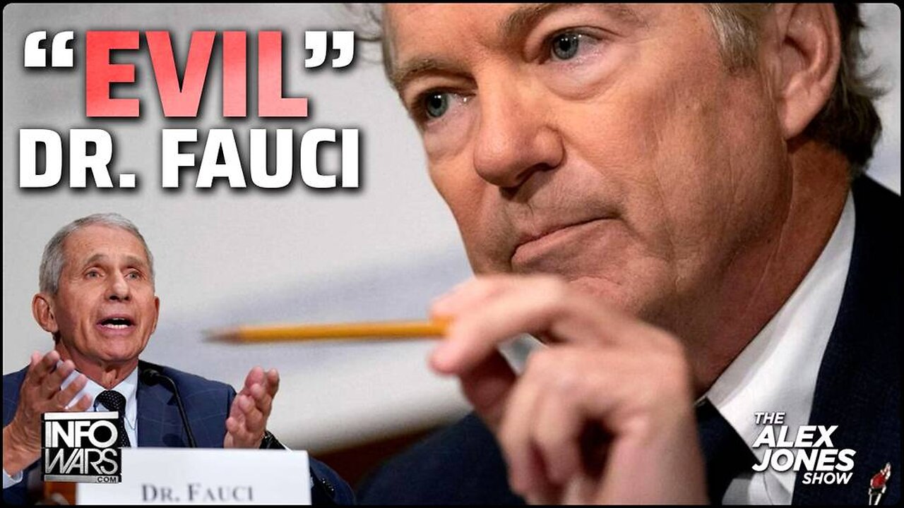 Sen. Rand Paul Calls 4 The Immediate Arrest Of Evil Dr. Fauci For COVID-era Crimes Against Humanity