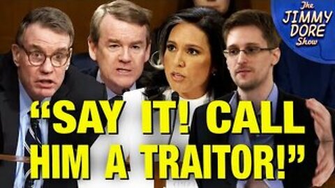 Tulsi Won’t Call Snowden A “Traitor” & Senators FREAK OUT!