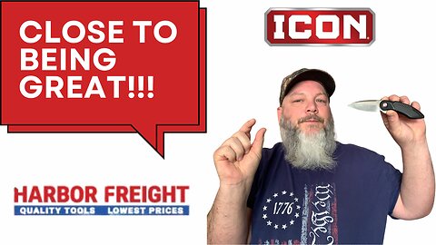 Icon Pocket Knife from Harbor Freight - One Month Review