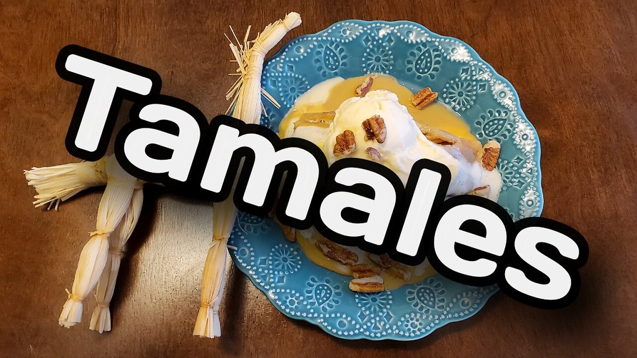 Tres Leches Tamales with Cream Cheese and Pecans {There's a Bonus Cornhusk Doll Tutorial at the End}