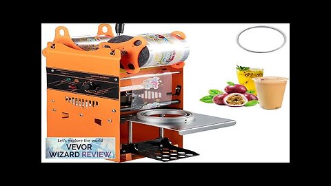 VEVOR Manual Tea Cup Sealer Machine 300-500 Cup/h Manual Boba Tea Sealer Review