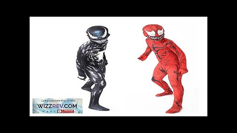 superheros Cosplay halloween costumes forNew venom costume kids suit jumpsuit boys symbiote Review