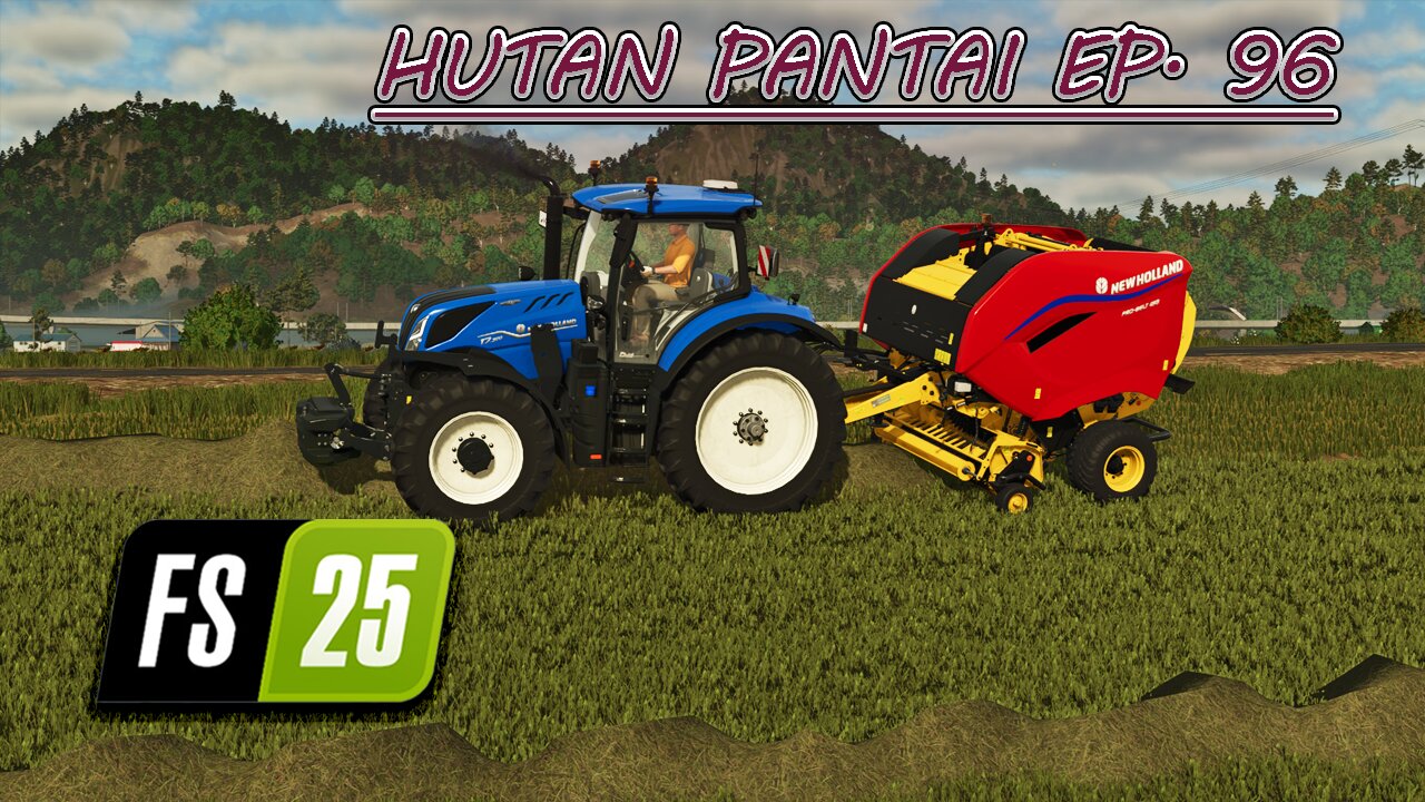 Bakery Lease. Flour Delivery. Mowing, Tedding & Baling. |4k| HUTAN PANTAI EP. 96 | Farming Simulator 25