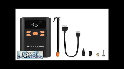 POPDEER PD-AP1 6000mAh 22.2Wh Wireless Car Air Compressor 12V 150PSI Portable Car Review