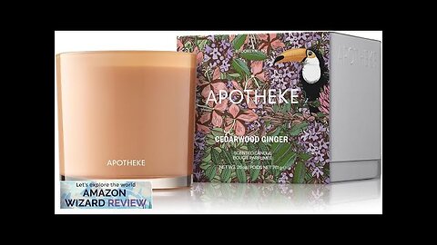 Apotheke 3-Wick Candles (Cedarwood Ginger 3-Wick) Review