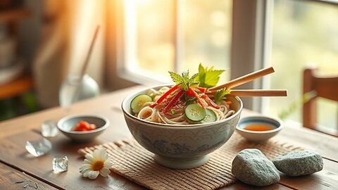 Summer Bliss: Loud Cicadas & Refreshing Cold Noodles 🍜🌞