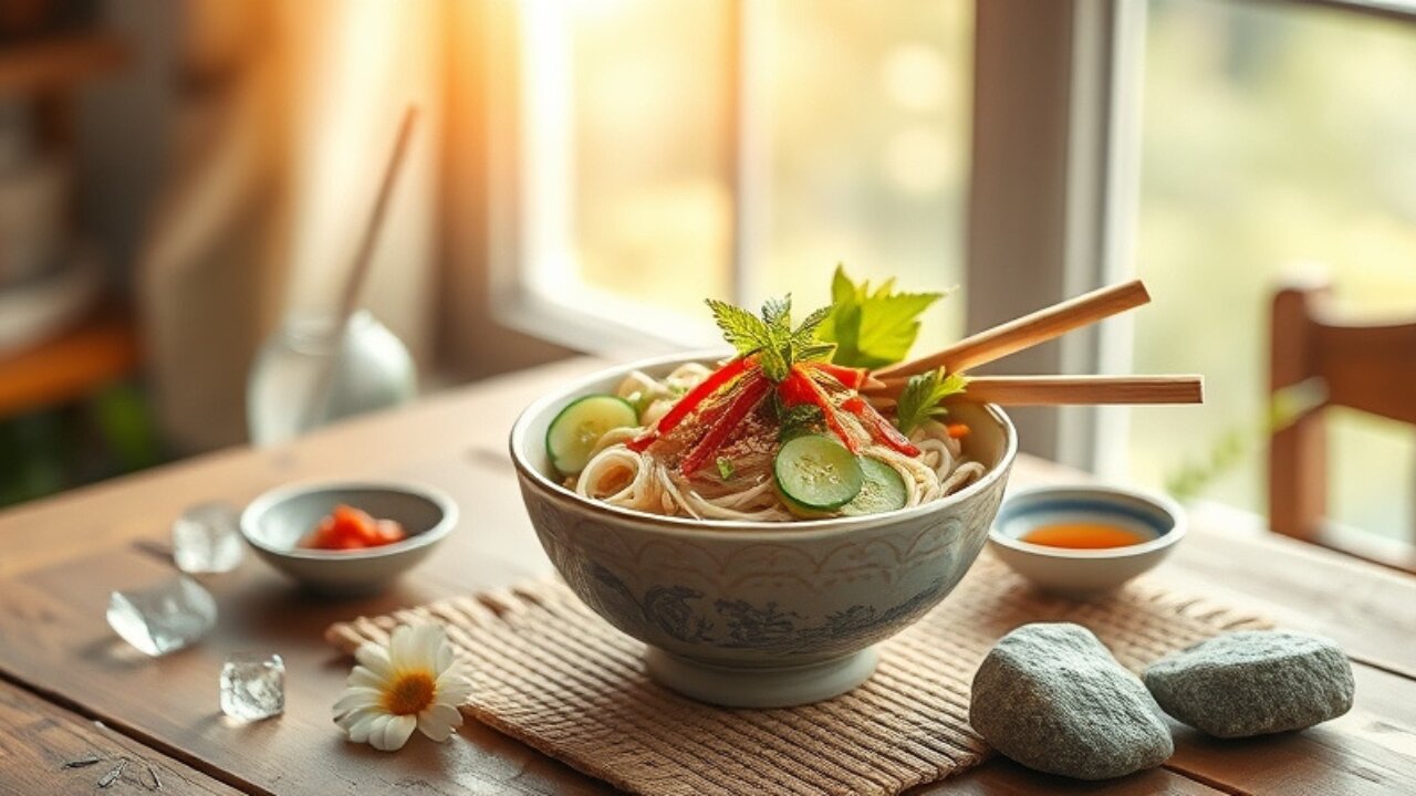 Summer Bliss: Loud Cicadas & Refreshing Cold Noodles 🍜🌞