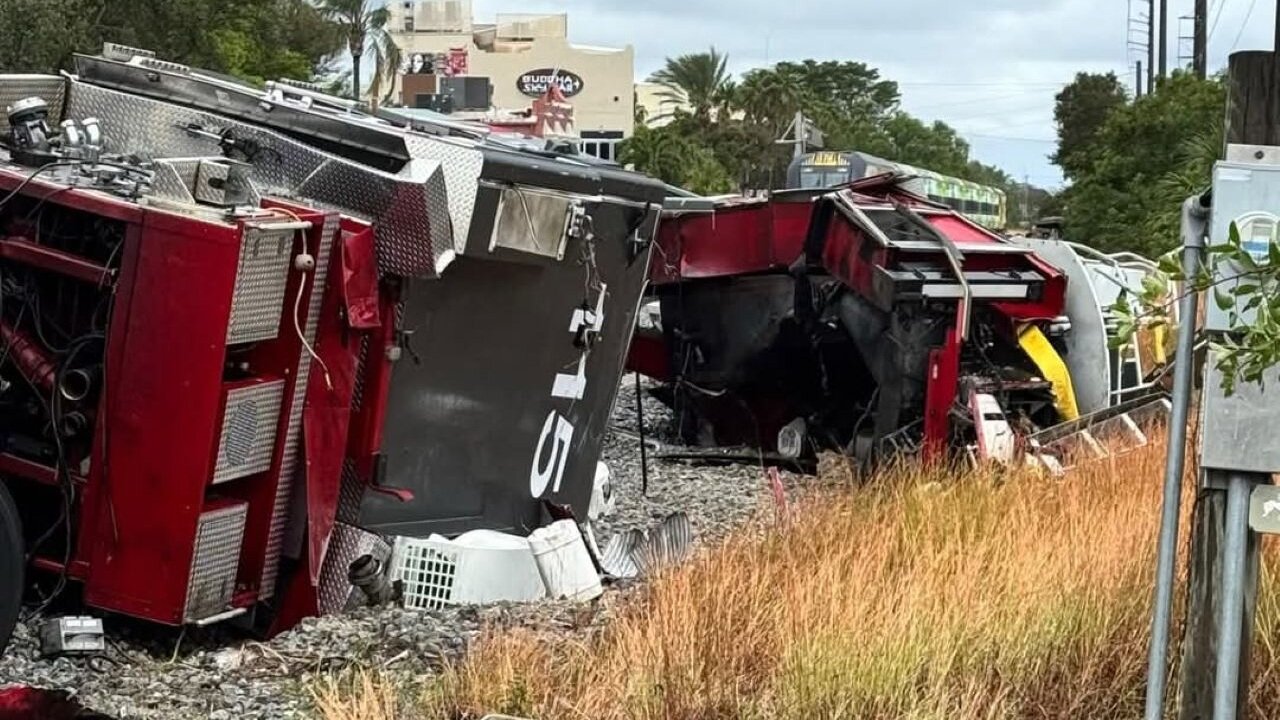 Florida Chaos: Train Collides With Firetruck, Leaving Dozens Injured