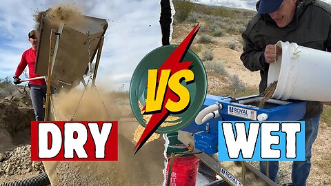 Wet vs. Dry Prospecting: Which Method Finds More GOLD?