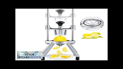 VEVOR 6-Section Commercial Easy Wedger Stainless Steel Blade Fruit Lime Slicer Lemon Review