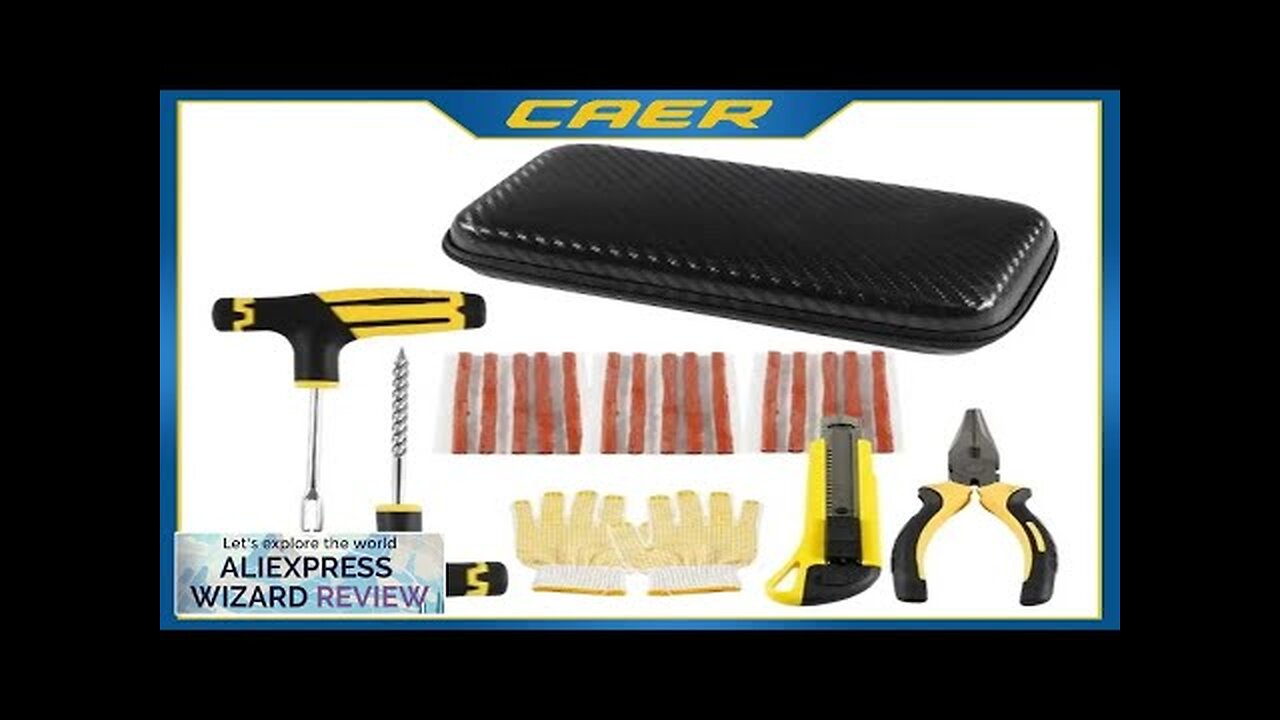 Car Tire Repair Tool Tire Repair Kit Studding Tool Set Auto Bike Review