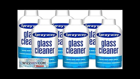 Sprayway Glass Cleaner with Foaming Spray for a Streak-Free Shine for Home Review