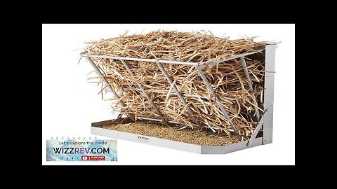 VEVOR Wall Mounted Goat Hay Feeder 2 in 1 Hay and Grain Review