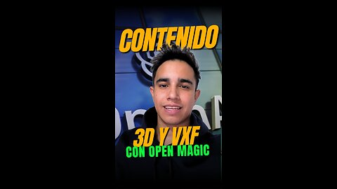 Crea contenido 3D y VFX viral con solo unos clics usando Open Magic #OpenMagic #CGI #VFX #3D