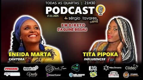 🎙|𝗣𝗢𝗗𝗖𝗔𝗦𝗧 em Bissau: Eneida Marta e Tita Pipoka - Episódio 31