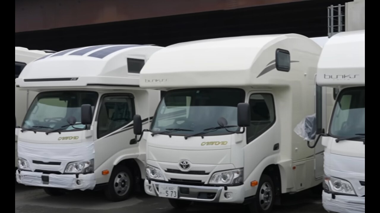 Japan's best camping car factory.