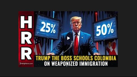 Trump Schools Colombia on Weaponized Immigration!!!