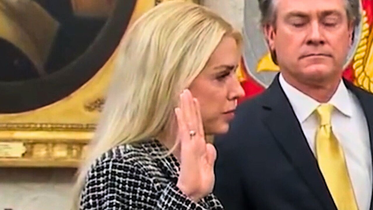 WATCH: Pam Bondi SWORN IN as Attorney General