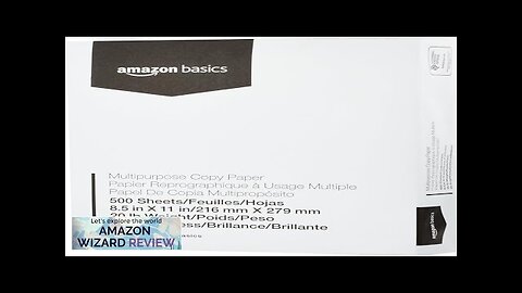 Amazon Basics Multipurpose Copy Printer Paper 20 Pound White 96 Brightness 8.5 Review