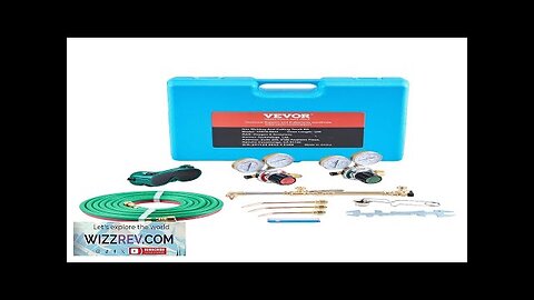 Oxygen Acetylene Torch Kit 14PCS Gas Welding Cutting Set & Portable Case Review