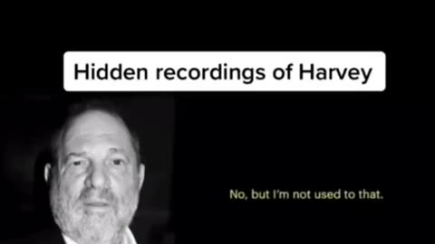 Hidden Recordings of Harvey Weinstein. Sick Pig! 🐷 🤬